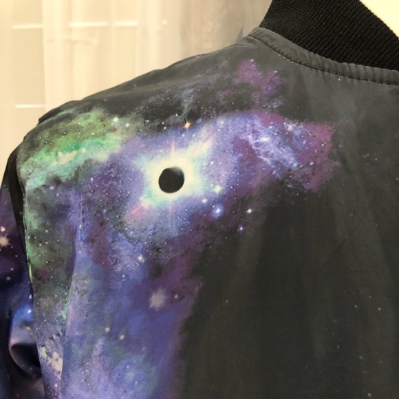 Multi-Colour Bomber Jacket - Picture 3 of 3